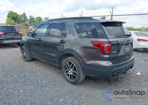 2017 Ford Explorer Sport из США, поврежденный, VIN 1FM5K8GT0HGD51925